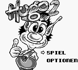 Hugo 2 title screen for GameBoy